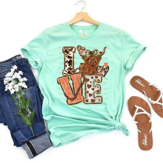 Love Highland Cow 03941