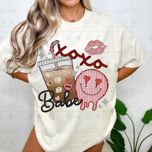 Faux XOXO Babe Coffee 03959