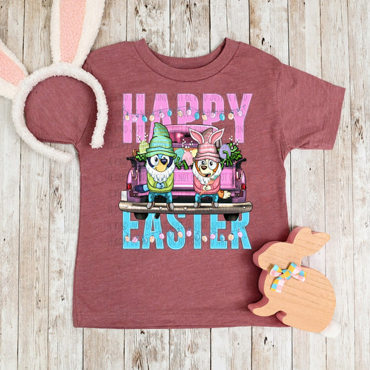 Happy Easter Blue Dog 03938