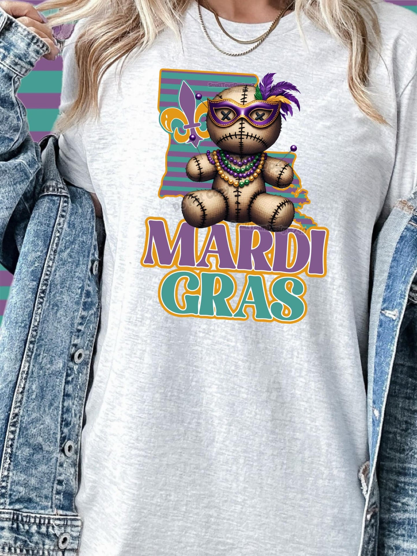 Mardi Gras DTF Transfer 03669