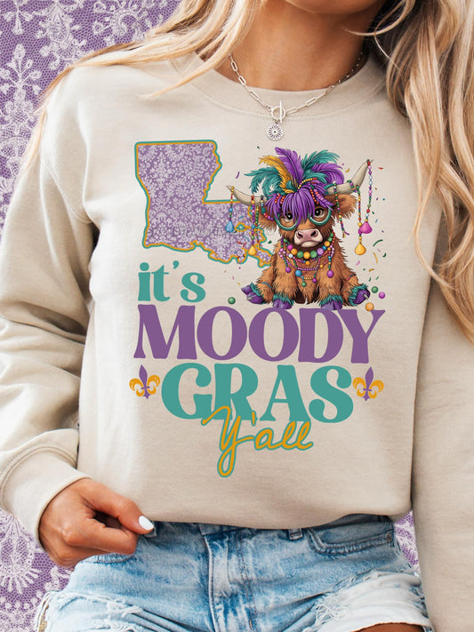 It's Moody Gras Y'all DTF Transfer 03656