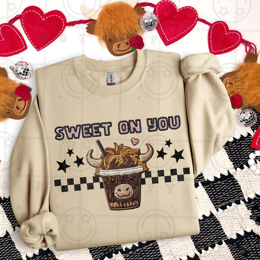 Faux Highland Cow Sweet on You 03832