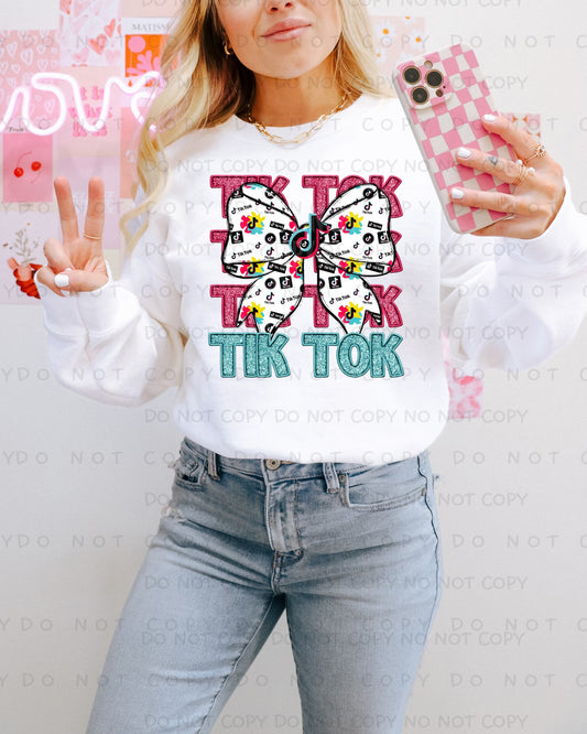 TikTok Stacked Coquette Bow 03751