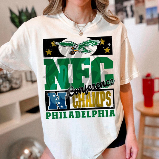 Eagles NFC Champs Gold 03485