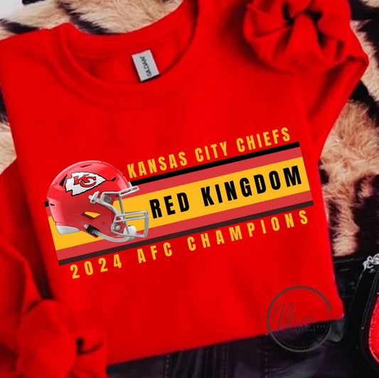 Kansas City Chiefs AFC Champions Red Kingdom 03441