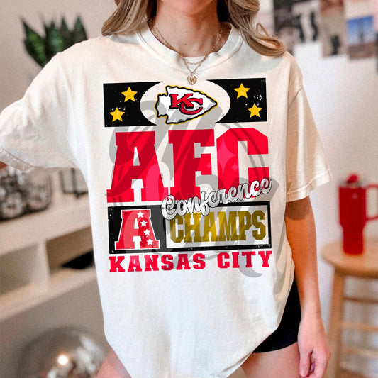 Chiefs AFC Champs Gold 03446