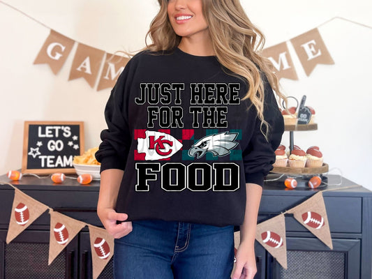 Chiefs Eagles Just Here for the Food 03453