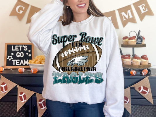 SB LIX Eagles Champions Football 02990