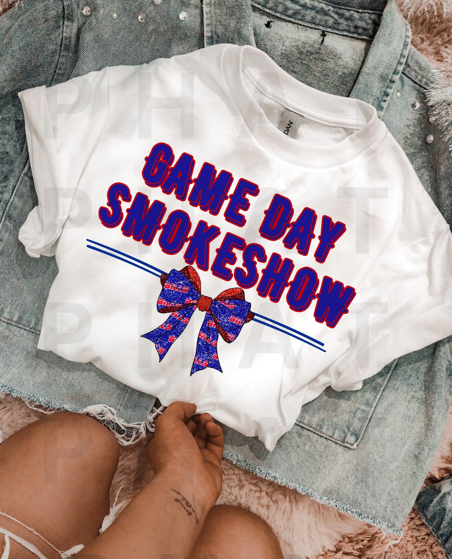 Game Day Smokeshow Coquette Bow 03474