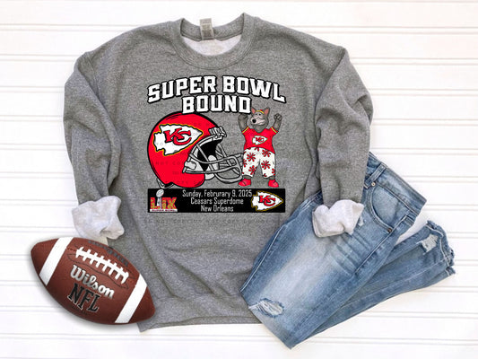 Chiefs Super Bowl Bound Helmet Wolf 03405