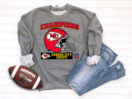 KC Chiefs Champions Helmet 03407