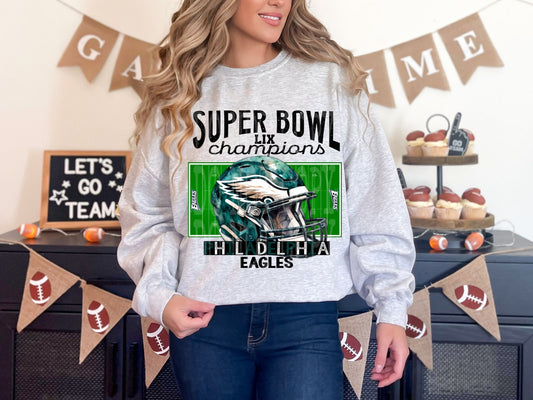 SB LIX Eagles Champions Field 02993