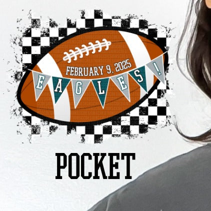 kc & Ea*les Su*erbowl POCKET only 03217