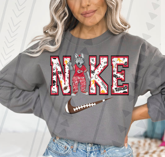 Kansas City Chiefs Football Swoosh 03386