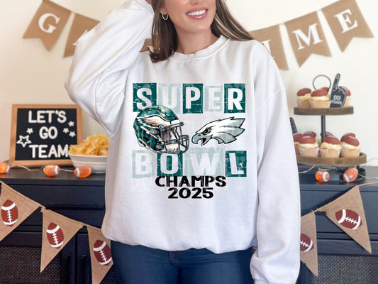 SB LIX Eagles Champions Stamp Block 02992