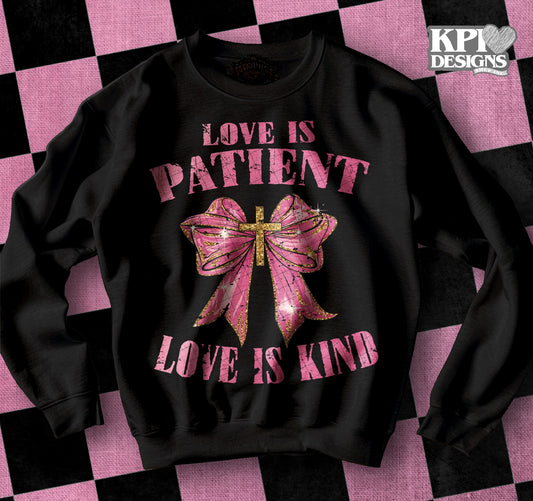 What is patient love is kind 03108