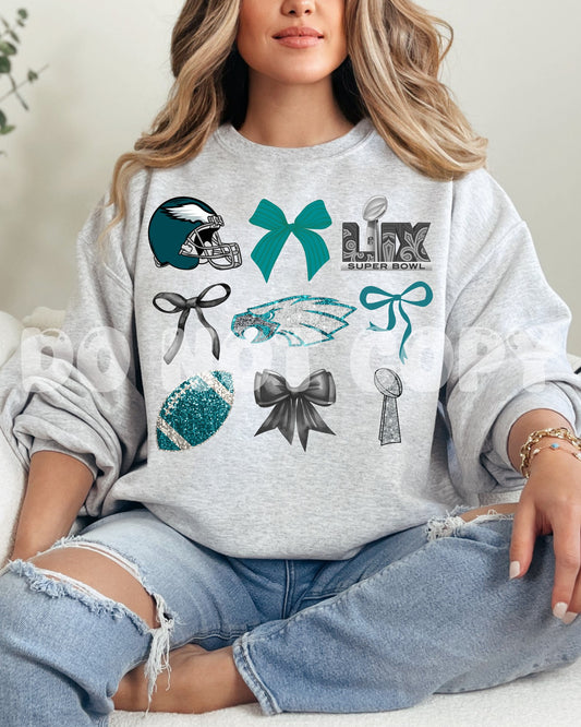 SB LIX Faux Eagles Coquette Collage 02997