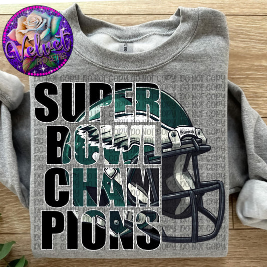 Eagles SB Champions Helmet 02979