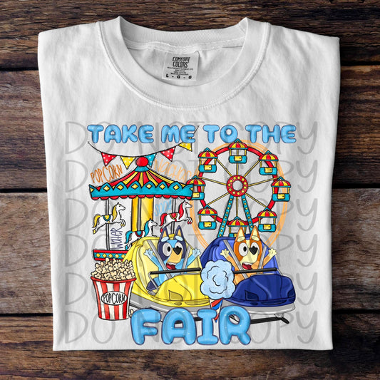 Take Me to the Fair Blue Dog 02918