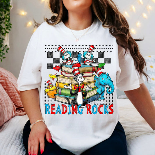 Reading Rocks Black Checkered 02952