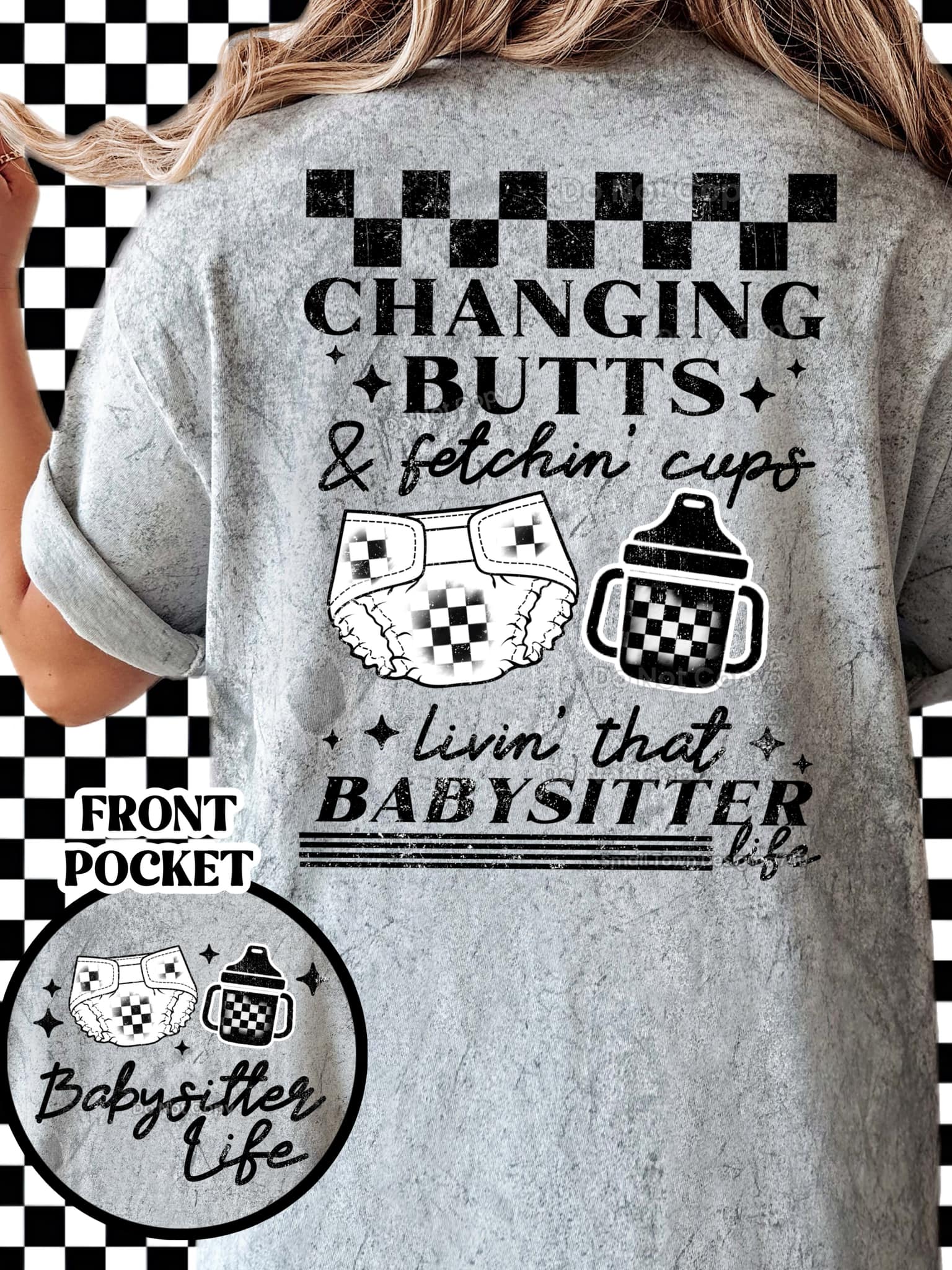 Changing Butts and Fetching Cups Babysitter Life BACK ONLY 02593 ...