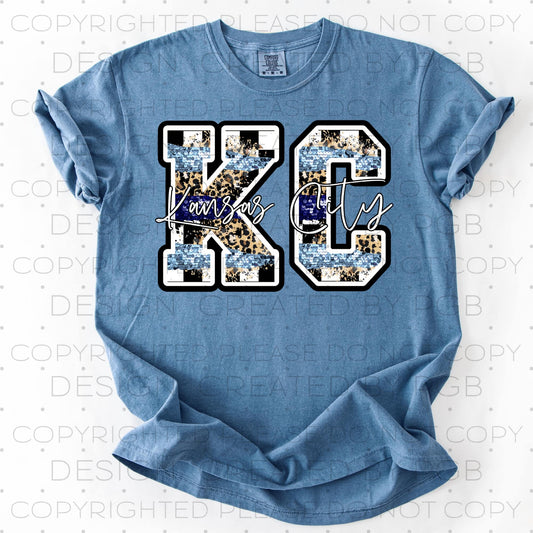 KC Checkered Leopard Sequin 02643