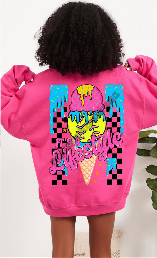 Softball It's a Lifestyle Cone 2 02692