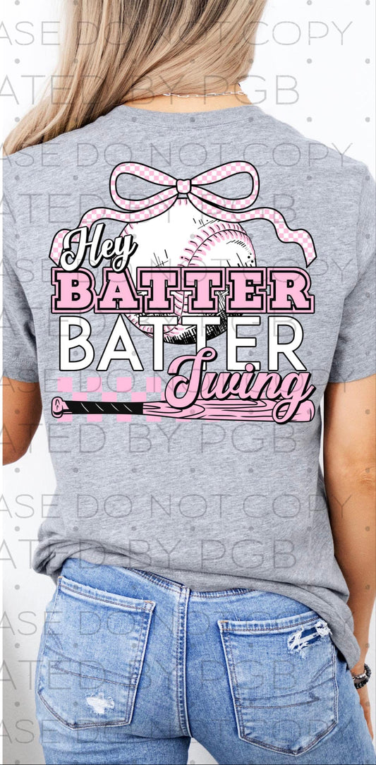 Hey Batter Batter Swing Coquette Pink 02638