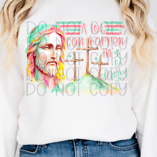 A Lot Can Happen in 3 Days Pastel 02668