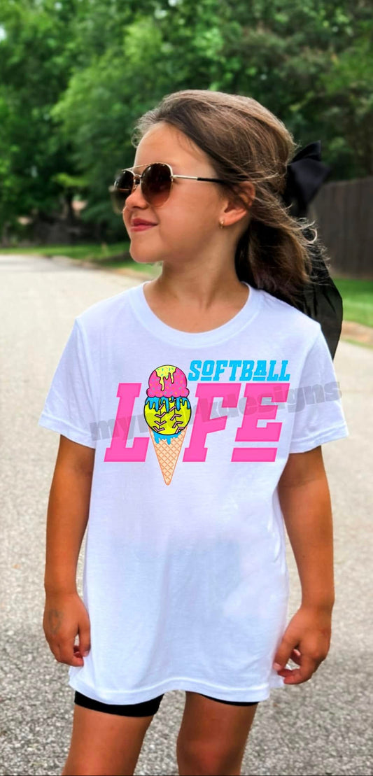 Softball Life Drip 02702