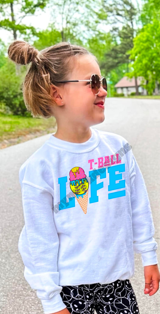 T-Ball Life Drip Softball 02705