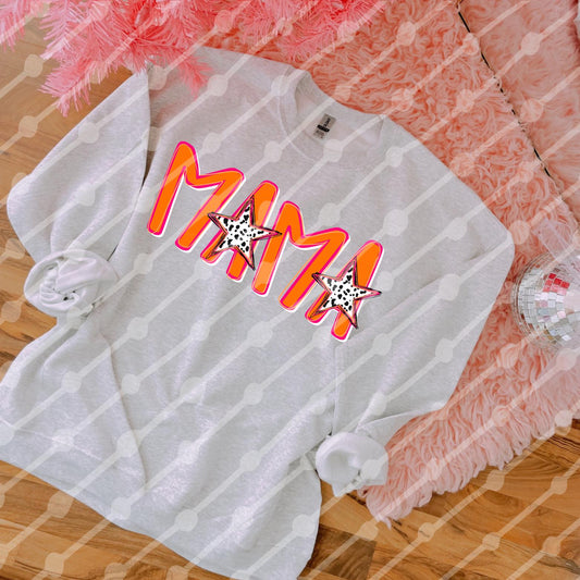 Orange Pink Mama Doodle 02655