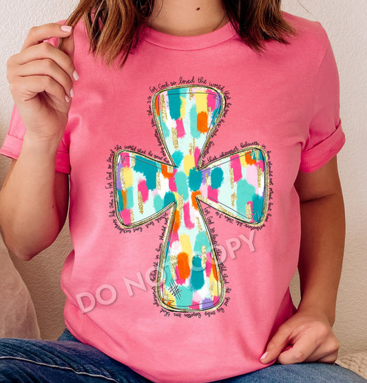 Brushstroke Cross 02426