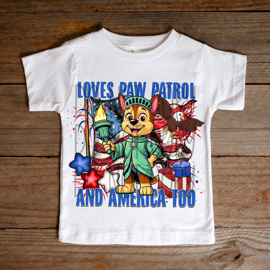 Loves Paw Patrol and America Too 02336