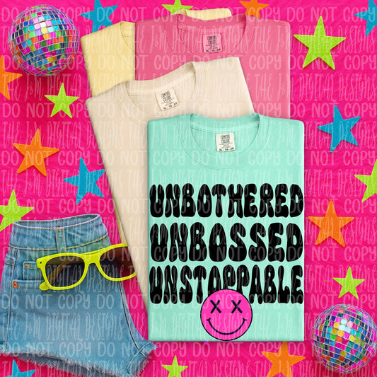 Unbothered Unbossed Unstoppable 01810