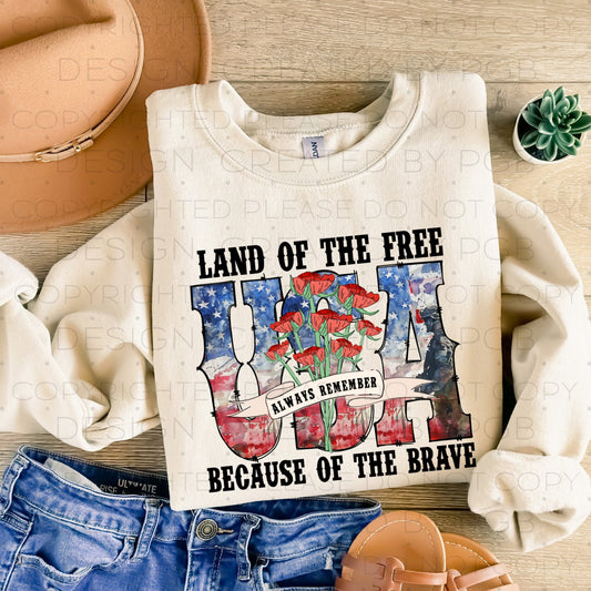 Land of the Free Because of the Brave 02363