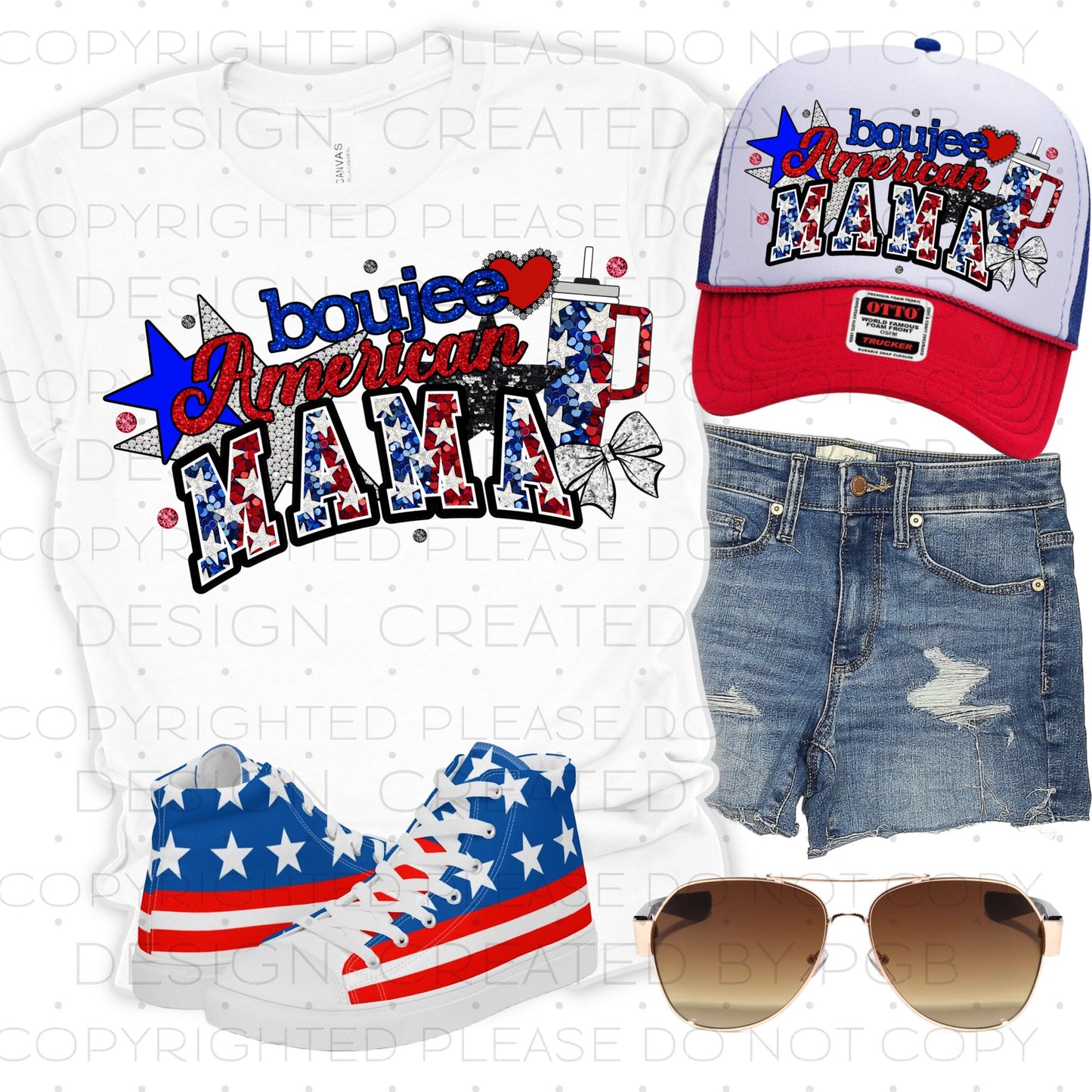 Boujee American Mama 02213