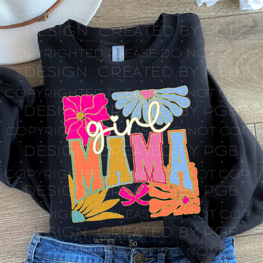 Boho Floral Girl Mama 02365