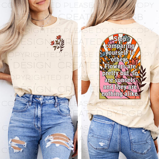 Stop Comparing Yourself to Others (POCKET INCLUDED) 02112