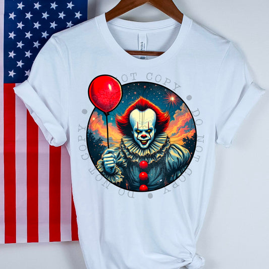Horror Patriotic Pennywise 02025