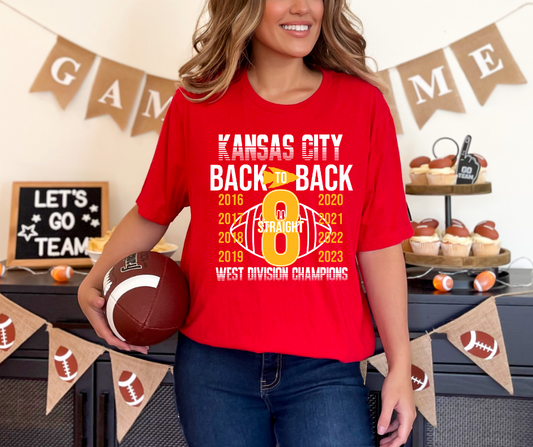 Kansas City Chiefs Back to Back Champs DTF Transfer 05515