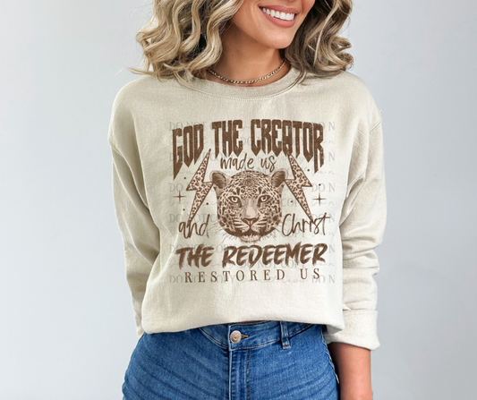 God the Creator Christ the Redeemer 07976
