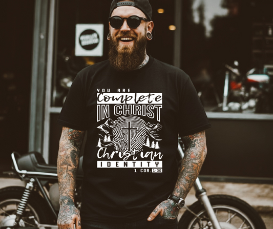 You Are Complete in Christ White 01289