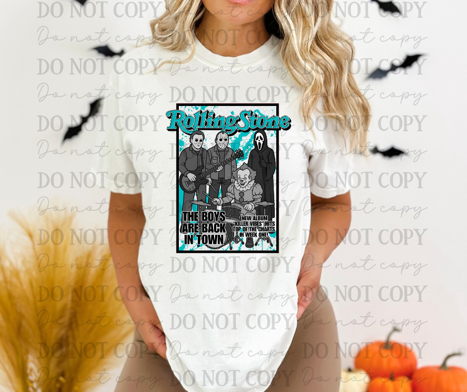 The Boys Are Back in Town Rolling Stone Blue 01070