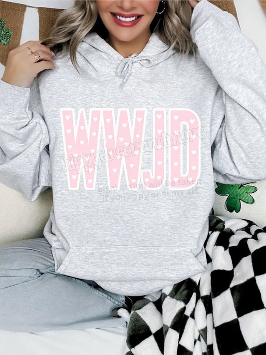 WWJD Pink Hearts 08033