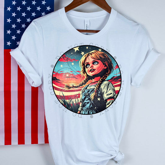 Horror Patriotic Annabelle 02026