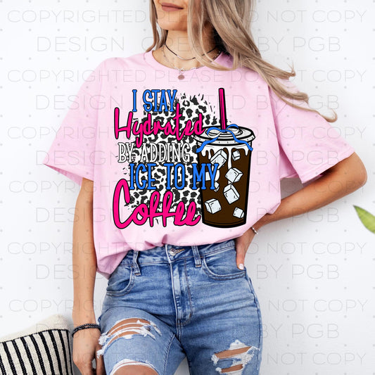 I Stay Hydrated by Adding Ice to My Coffee 01976