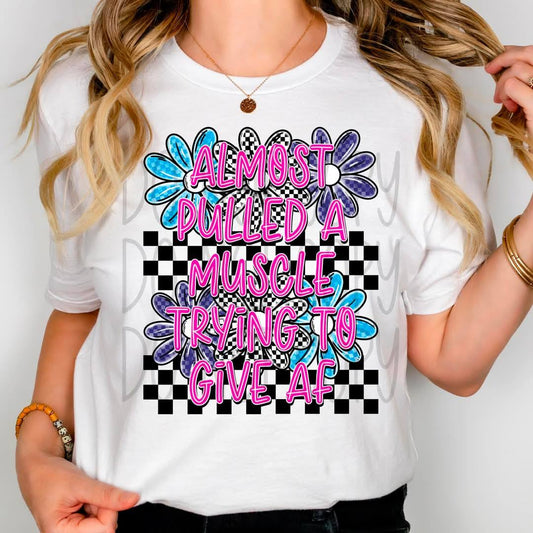 Almost Pulled a Muscle Trying to Give AF 01974