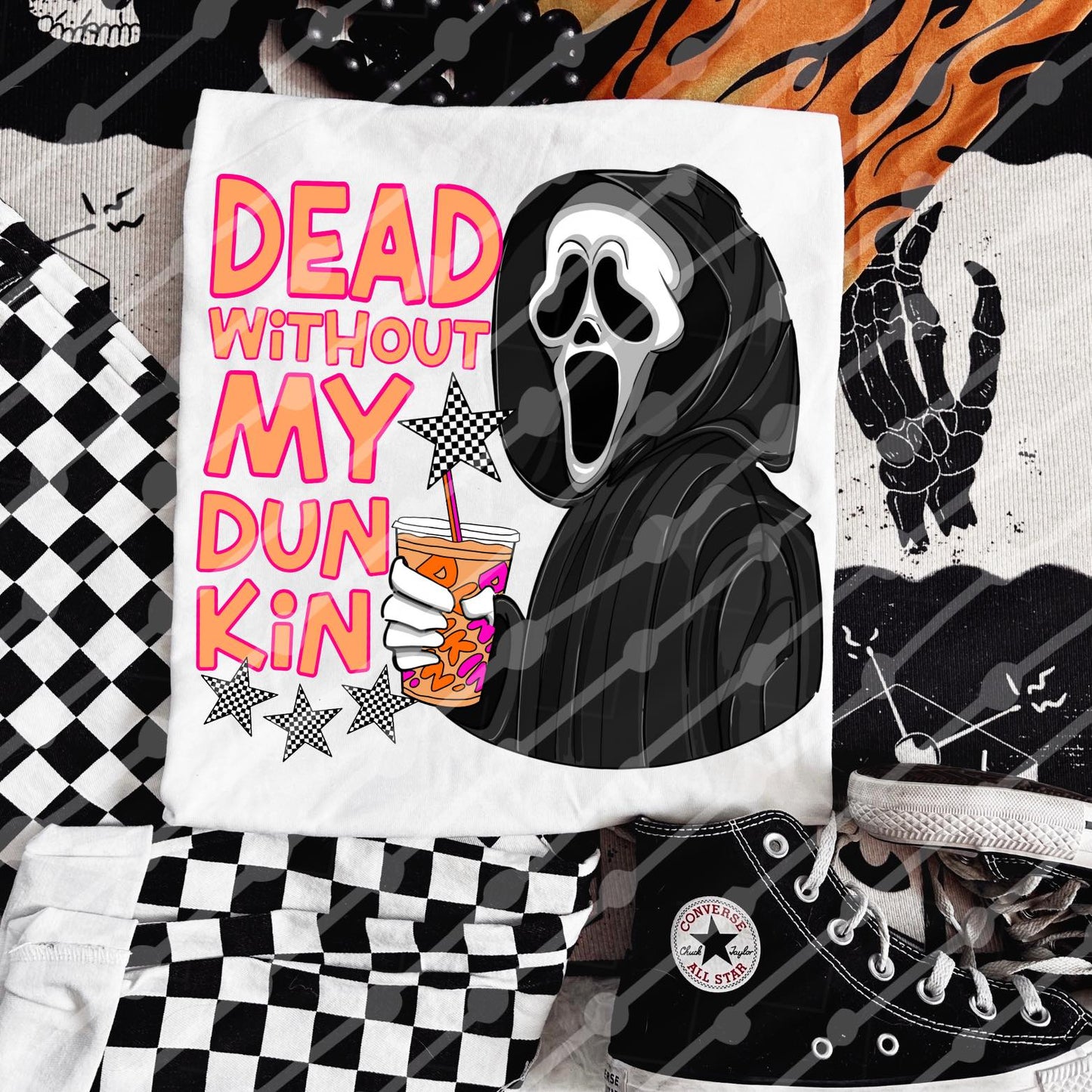 Dead Without My Dunkin Ghostface 01711