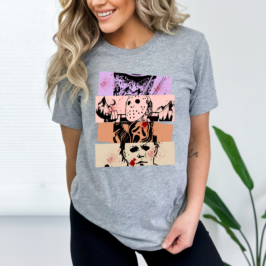 Retro Horror Characters DTF Transfer 06165